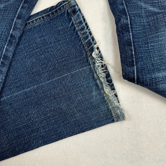 Mavi Bootleg Flare Jeans Womens Size 30* Dark Blue Low Rise - Picture 13 of 13